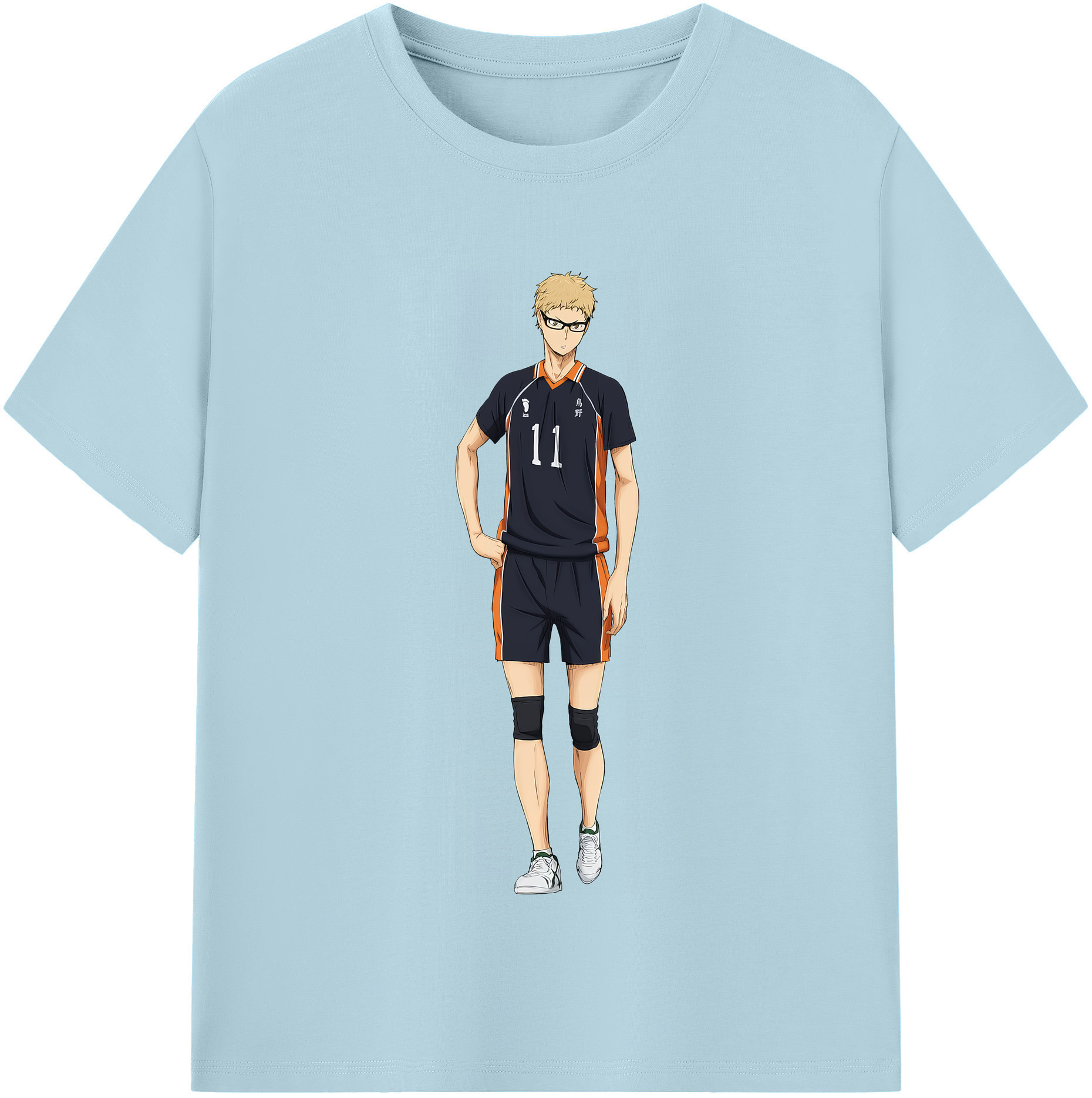 （画像用） ハイキュー!! Haikyu!! 綿100％半袖Tシャツ（フロントプリント）
